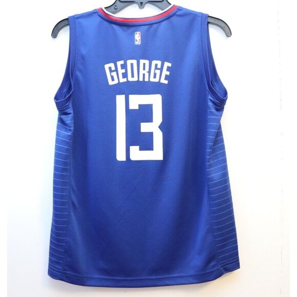 Fanatics Los Angeles Clippers Paul‎ George Jersey Youth XL Mens Small Blue - Picture 5 of 7